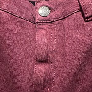 Lane Bryant Deep Red Denim Pants